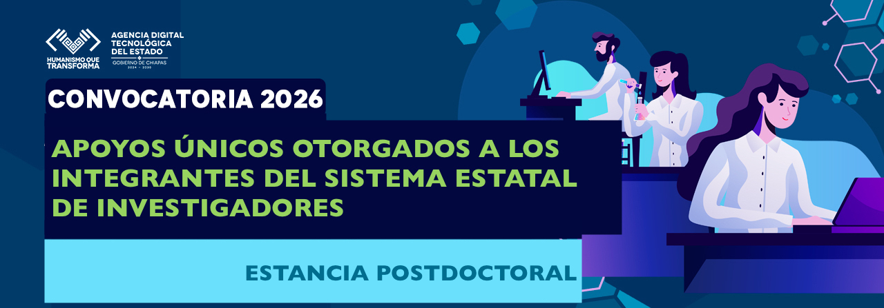 ESTANCIA POSTDOCTORAL. APOYOS ÚNICOS AL SEI