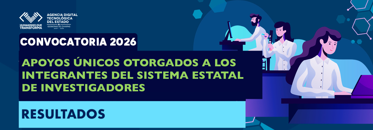 RESULTADOS DE LA CONVOCATORIA DE APOYOS ÚNICOS AL SEI, 2026