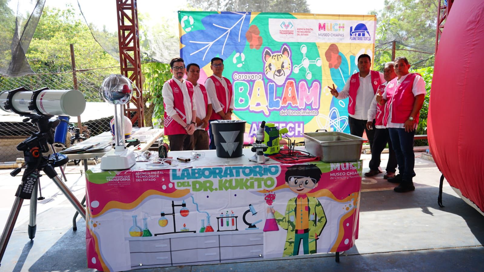MUCH y Caravana Balam revolucionan el aprendizaje en Chiapas despertando la curiosidad: Jovani Salazar